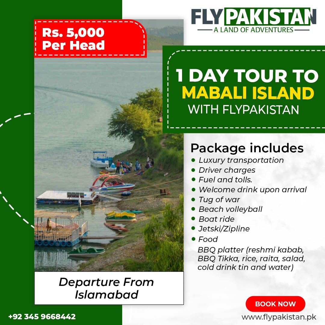 Book Deal 1 Day Tour To Mabali Island Khanpur Dam From Islamabad 